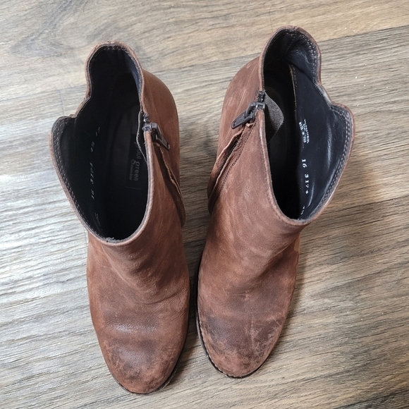 Paul Green brown double zipper ankle booties size 7 - Picture 4 of 8